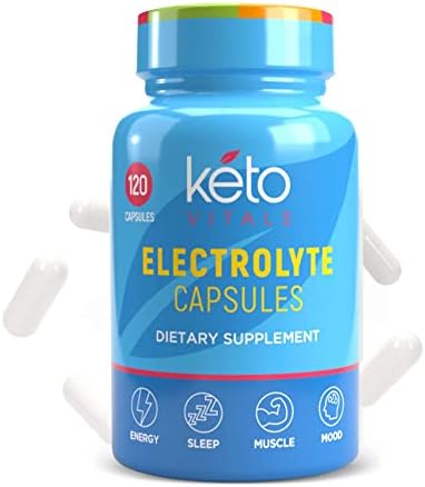 Cápsulas de Electrolitos Keto Vitals | Suplemento Original de Electrolitos para Keto | Tabletas de Sal para Hidratación | Sin Calorías y Sin - imagen 7