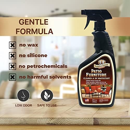 Limpiador en Spray Parker & Bailey para Muebles de Patio – Limpiador de Muebles y Cojines con Protección UV, Quitamanchas para Tela y Tapicería - imagen 5