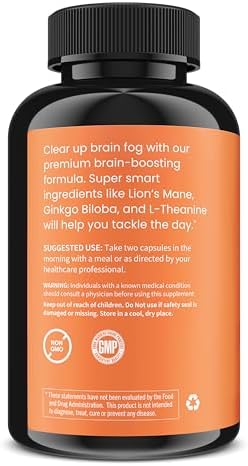 Suplemento WellPath Mind para la Memoria y Concentración con Melena de León | Ginkgo Biloba y L-Theanina para Soporte Cognitivo a Largo Plazo | - imagen 2