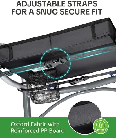 Bandeja FANGSUN para Andadera Plegable 2.0 – Bandeja Desmontable Mejorada con Correas Extendidas y Porta Vaso, Compatible con Andaderas Estándar, - imagen 3