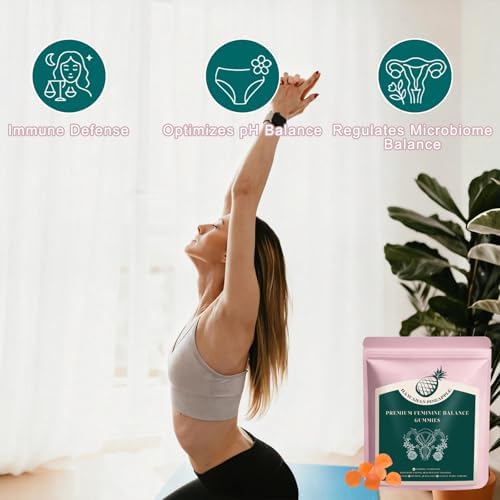 Gomitas KLKIT Premium para el Balance Femenino, Probióticos Vaginales de Piña, 60 Unidades (30 Porciones), Veganas y Sin Gluten - imagen 4
