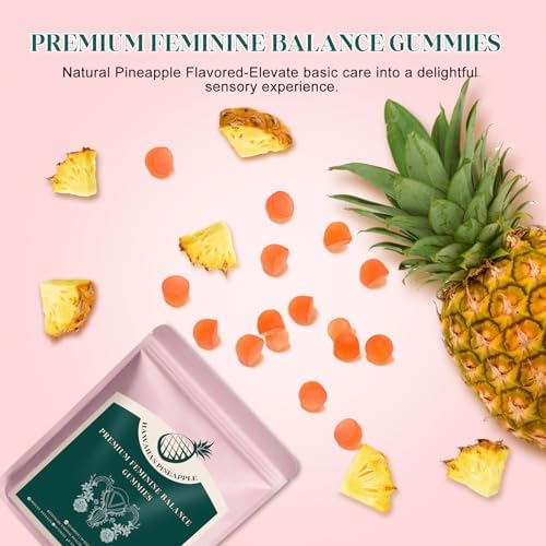 Gomitas KLKIT Premium para el Balance Femenino, Probióticos Vaginales de Piña, 60 Unidades (30 Porciones), Veganas y Sin Gluten - imagen 5