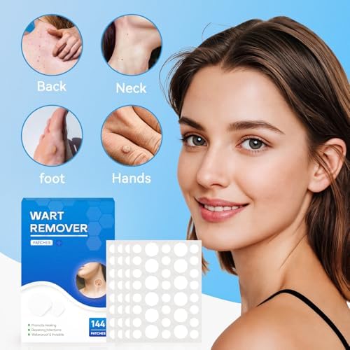 SAKIMA Removedor de Verrugas, Parche Hidrocoloide Impermeable Invisible, Fácil de Usar, Apto para Todo Tipo de Piel, 144 Piezas - imagen 5