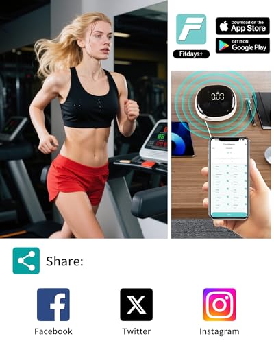 Cinta Métrica Inteligente Gdncbm - Cinta Bluetooth para Medidas Corporales con App - Pantalla LED y Medida Retráctil Bloqueable para Pérdida de - imagen 5