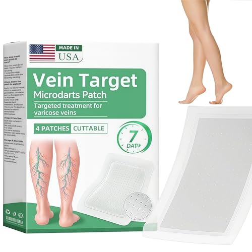 Parche Microdarts Vein Target, Tratamiento Profesional para Varices en Piernas, Healrize, Ingredientes Naturales para Todo Tipo de Piel - imagen 1