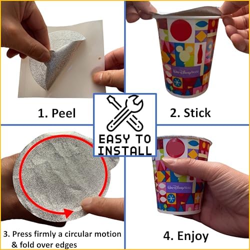 Tapa Universal Kaizen Kreations - Esenciales para Vacaciones, Cruceros y Parques Disney (Paquete de 50) - imagen 3