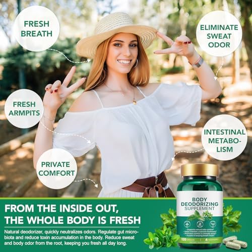Cápsulas de Clorofila | Suplemento Desodorante Natural | Control de Olores Internos | con Clorofilina, Perejil y Menta | Salud de Piel, Aliento y - imagen 3