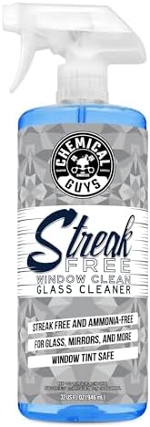 Limpiador de Ventanas Chemical Guys Sin Rayas – Limpiador de Cristales Sin Amoníaco, Seguro para Películas, Espejos, Pantallas Táctiles, Parabrisas y - imagen 1