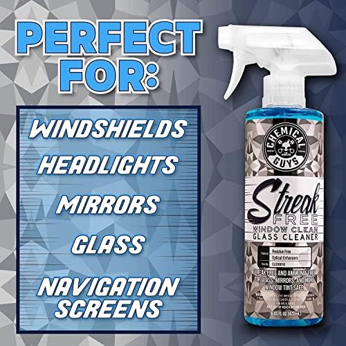 Limpiador de Ventanas Chemical Guys Sin Rayas – Limpiador de Cristales Sin Amoníaco, Seguro para Películas, Espejos, Pantallas Táctiles, Parabrisas y - imagen 3