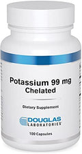 Douglas Laboratories Potasio 99 mg Quelado | Apoya Impulsos Nerviosos, Función Muscular Esquelética y Presión Arterial Normal | 100 Cápsulas - imagen 1