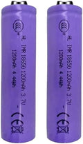 Baterías Recargables Ni-MH 2Pack 3.7V 1200mAh para Linternas LED, Faros, Timbres y Autos RC - imagen 1