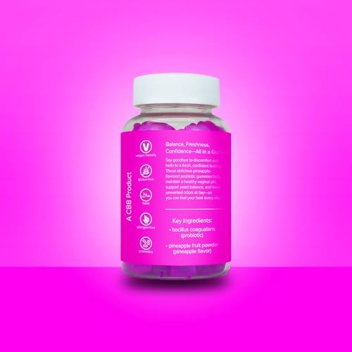 Gomitas Probioticas Curvy Body Bears CBB Perfect PH para Mujeres con Vitamina C | Suplemento de Bienestar Femenino | Sabor Piña | 60 Gomitas - imagen 3
