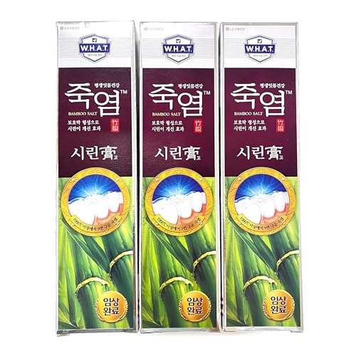 Pasta de Dientes LG Shiringo con Sal de Bambú para Dientes Sensibles 120g (4.23oz) x 3 piezas - imagen 1