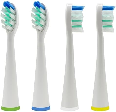 Cabezas de Cepillo de Repuesto para Cepillo de Dientes Waterpik Sensonic Complete Care (Modelos STW-03W020 Blanco y STW-03W027 Gris), 4 Piezas con - imagen 1