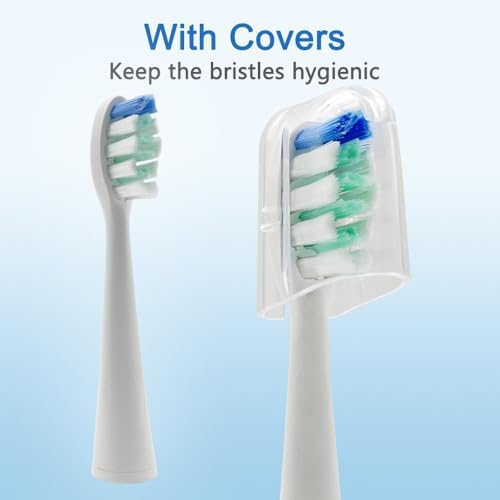 Cabezas de Cepillo de Repuesto para Cepillo de Dientes Waterpik Sensonic Complete Care (Modelos STW-03W020 Blanco y STW-03W027 Gris), 4 Piezas con - imagen 3