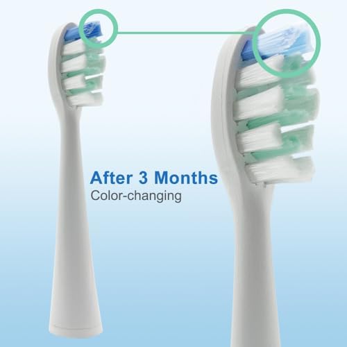 Cabezas de Cepillo de Repuesto para Cepillo de Dientes Waterpik Sensonic Complete Care (Modelos STW-03W020 Blanco y STW-03W027 Gris), 4 Piezas con - imagen 4