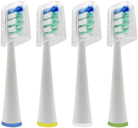 Cabezas de Cepillo de Repuesto para Cepillo de Dientes Waterpik Sensonic Complete Care (Modelos STW-03W020 Blanco y STW-03W027 Gris), 4 Piezas con - imagen 6