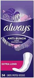 Always Xtra Protección Protectores Diarios Extra Largos, 34 unidades (Paquete de 3) - imagen 1