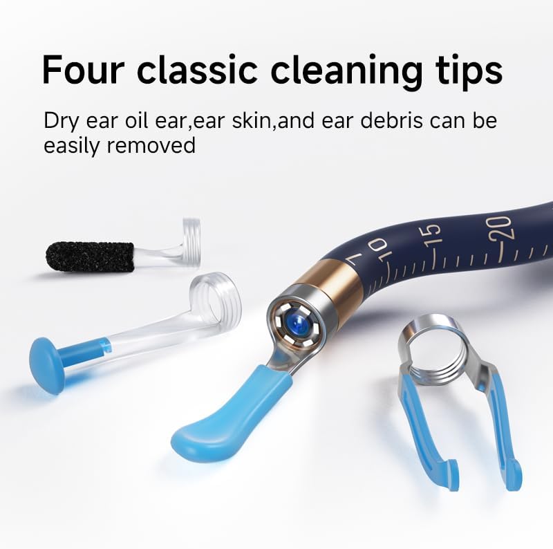 Puntas de Repuesto Bebird para Limpieza de Oídos, 14 Piezas de Silicón Impermeable para Remoción de Cerumen, Compatible con Earsight Plus - imagen 4