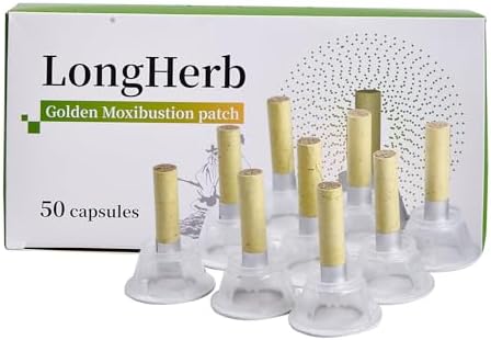 Stick de Moxa LongHerb para Moxibustión, 60:1 de Artemisa de alta pureza, 10 años de envejecimiento, rollos mini autoadhesivos, 50 piezas. - imagen 1