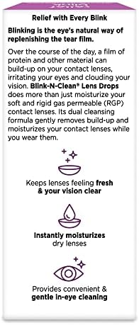 Bausch + Lomb Blink N Clean Gotas para Lentes de Contacto Secos, 0.5 Fl Oz - imagen 2