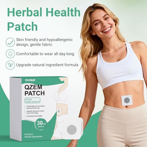 Parches Herbales Mejorados Enndppl – Hechos con ingredientes naturales, suaves y no irritantes, cómodos para usar todo el día, 30 parches por paquete - imagen 2