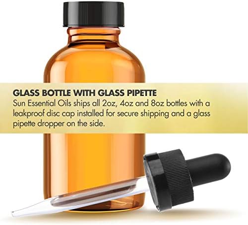 Aceites Esenciales Sun - Aceite Esencial de Menta (8 oz) con Gotero para Difusor, Humidificador, Masaje Corporal, Velas y Jabones en Casa - imagen 4