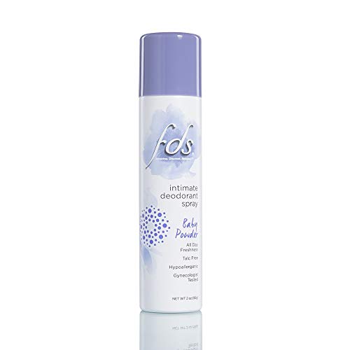 FDS Desodorante Seco Intimo y Corporal en Spray, Talco para Bebé, 2 OZ - Paquete de 3 - imagen 1