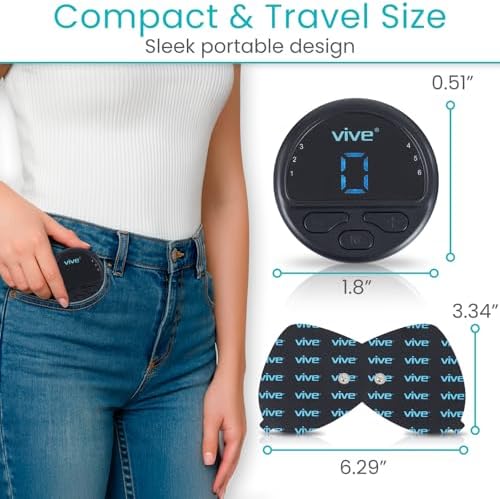 Unidad TENS Inalámbrica Vive 6 Modos - Estimulador Muscular para Alivio del Dolor y Recuperación - Portátil, Sin Cables, con 2 Electrodos, Pantalla - imagen 4