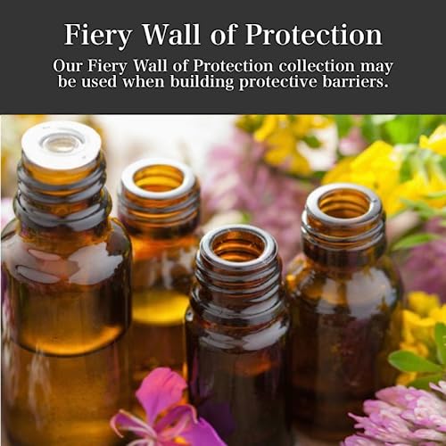 Aceite Fiery Wall of Protection de Art of the Root | Hecho a Mano con Hierbas y Aceites Esenciales | Conjuro, Wicca, Hoodoo, Paganismo y Magia - imagen 3
