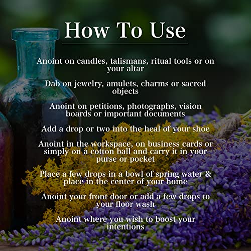 Aceite Fiery Wall of Protection de Art of the Root | Hecho a Mano con Hierbas y Aceites Esenciales | Conjuro, Wicca, Hoodoo, Paganismo y Magia - imagen 5