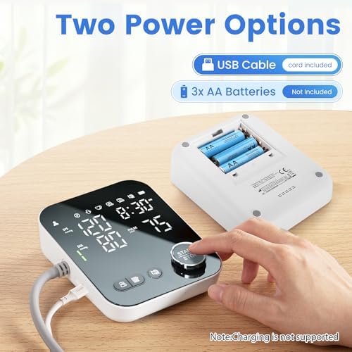 Monitor de Presión Arterial Inteligente con Bluetooth, Automático para Brazo Superior, Manguito Grande (22-42 cm), 2x120 Memoria, Pantalla LED - imagen 7