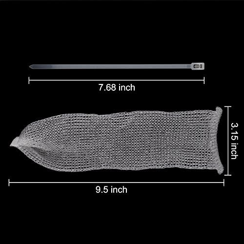 Sumind 30 Paquete de Trampas de Pelusa de Nylon para Lavadora con 30 Sujetadores de Cable - imagen 3