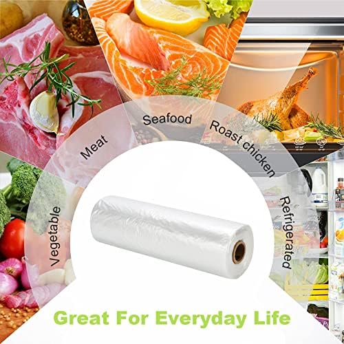 Bolsas de Almacenamiento de Alimentos RyhamPaper, 1 Rollo de 12 x 16 Pulgadas, 350 Bolsas Transparentes para Frutas, Verduras y Pan - imagen 2