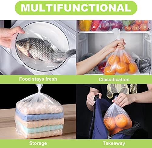 Bolsas de Almacenamiento de Alimentos RyhamPaper, 1 Rollo de 12 x 16 Pulgadas, 350 Bolsas Transparentes para Frutas, Verduras y Pan - imagen 6