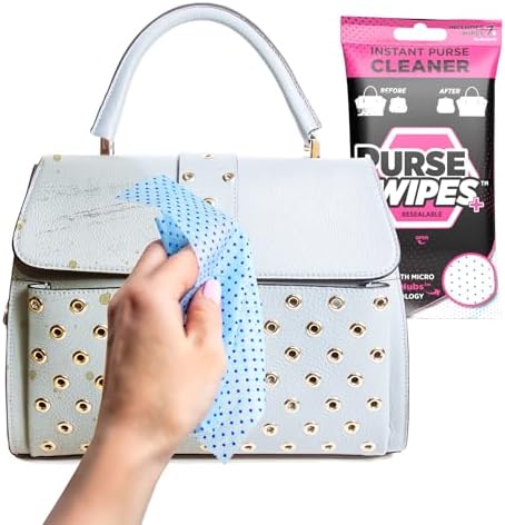 SneakERASERS: Toallitas Limpiadoras para Bolsos PurseWIPES - Toallitas Portátiles para Cuero, Eliminador de Suciedad y Rayones, (28 toallitas) - imagen 7