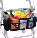 Canasta Mejorada para Rollator con Soporte para Taza, Bolsa Grande de Accesorios para Andadores con Múltiples Bolsillos, Accesorios para Personas - imagen 1