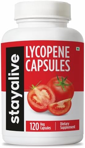 Suplemento de Licopeno STAY ALIVE para Hombres 60mg, Extracto Natural de Tomate en Polvo, 120 Cápsulas, 4 Meses de Suministro, 100% Vegano, No GMO y - imagen 1