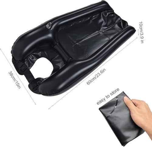 Tazón de Champú Portátil Inflable, Estación de Lavado de Cabello para Niños, Ideal para Hogar, Hospital, Personas con Discapacidad y Pacientes - imagen 2