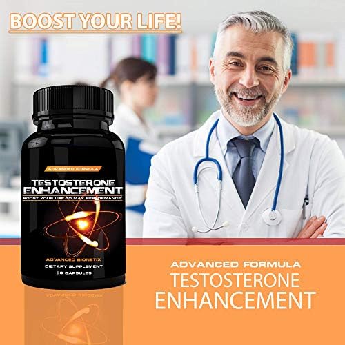 Aumentador de Testosterona para Hombres - #1 Recomendado para Mayores de 40 Años* Aumenta el Deseo, Energía y Músculo Magro. Quema Grasa con Zinc, - imagen 4