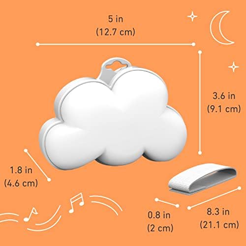 Máquina de Sonido y Luz Nocturna Portátil Pure Enrichment PureBaby Cloud - 15 Sonidos Relajantes, Ideal para Bebés y Niños, Funciona a Batería - imagen 6