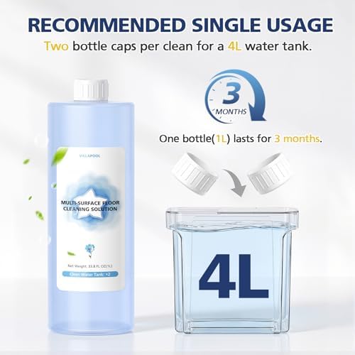 Solución de limpieza multi-superficie VILLAPOOL compatible con ECOVACS DEEBOT X11 OmniCyclone / X9 PRO OMNI / T80 OMNI / T50 PRO OMNI / N30 Series / - imagen 7