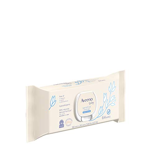 Toallitas Húmedas AVEENO Baby Sensibles, Sin Parabenos ni Fragancias, 64 piezas (Paquete de 2) - imagen 2