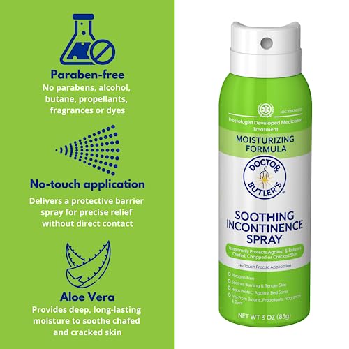 Spray Calmante para Incontinencia Doctor Butler’s - Spray Barrera para Proteger Piel Sensible e Irritada (3 oz) - imagen 2