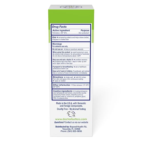 Spray Calmante para Incontinencia Doctor Butler’s - Spray Barrera para Proteger Piel Sensible e Irritada (3 oz) - imagen 7