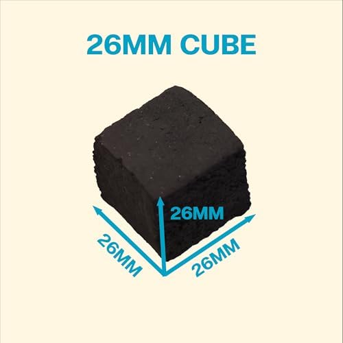 Carbón de Coco Premium LeOrange para Hookah (1KG, 26mm) – 100% Natural, Sin Aditivos ni Rellenos, Carbones Inodoros y de Larga Duración - imagen 3