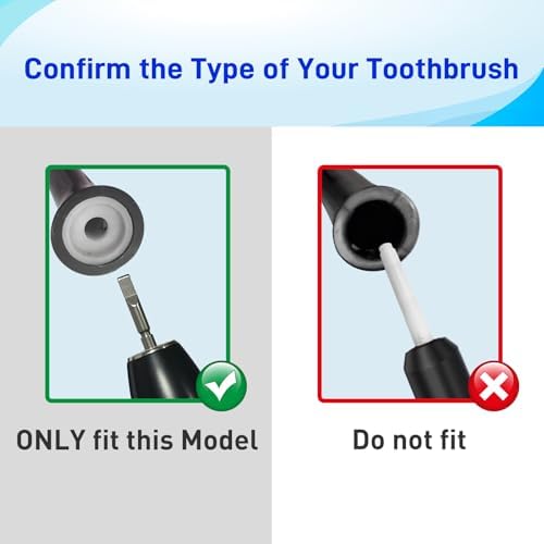 Cabezas de cepillo de dientes de repuesto compatibles con el cepillo eléctrico sónico Rtauys S5, 10 piezas, color negro - imagen 2