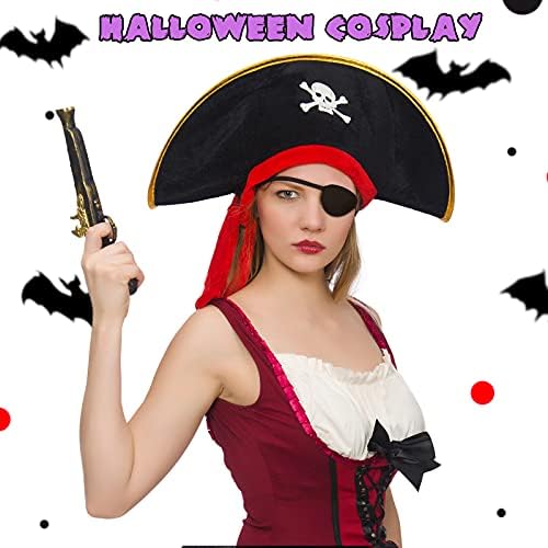 Parches Oculares SATINIOR Ajustables para Ambliopía, 10 Piezas en 10 Colores, Parche Suave de Seda para Adultos y Niños, Halloween, Izquierdo o - imagen 7