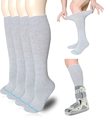 Medias de Reemplazo VEIGIKE para Botas Ortopédicas, 2 Pares de Calcetas para Walker y Férula, Cubierta Quirúrgica para Pierna - imagen 1