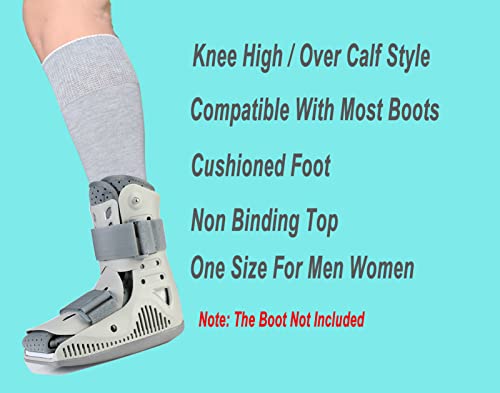 Medias de Reemplazo VEIGIKE para Botas Ortopédicas, 2 Pares de Calcetas para Walker y Férula, Cubierta Quirúrgica para Pierna - imagen 2